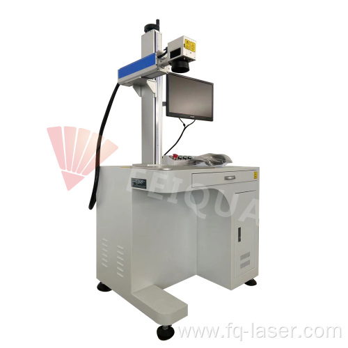 Lowest !!10W solar cell fiber laser marking machine